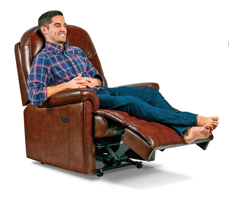 Amy Leather Powered Recliner
