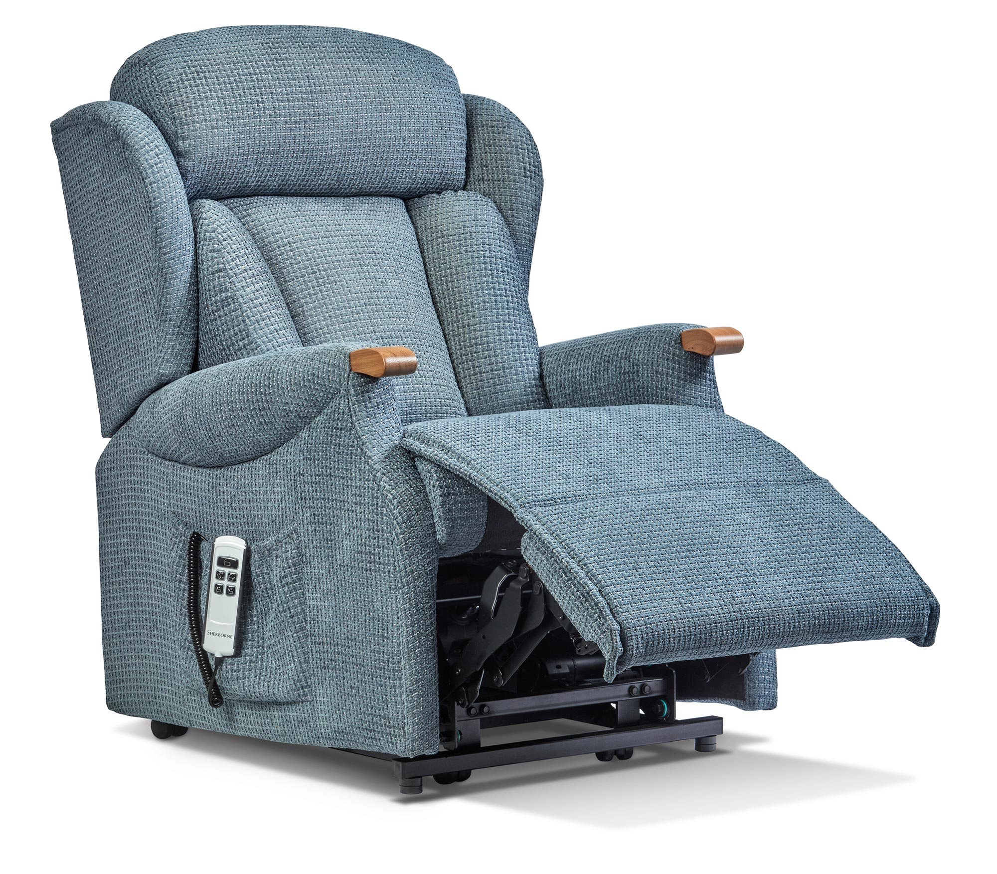 Double Riser Recliner Standard Lateral Support Dual Motor Riser Recliner With Heat & Massage ...