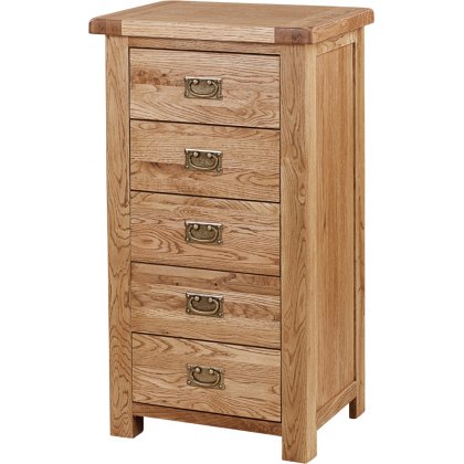 Country 5 Drawer Tall Chest