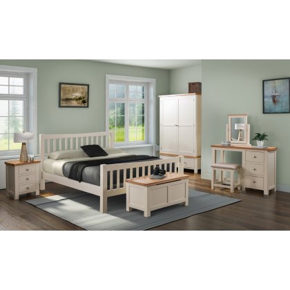 Chester Ivory Double Bedframe