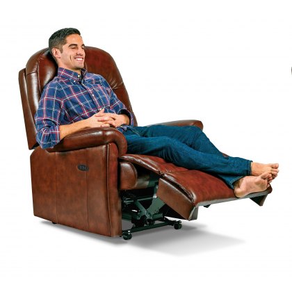 Amy Leather Powered Recliner