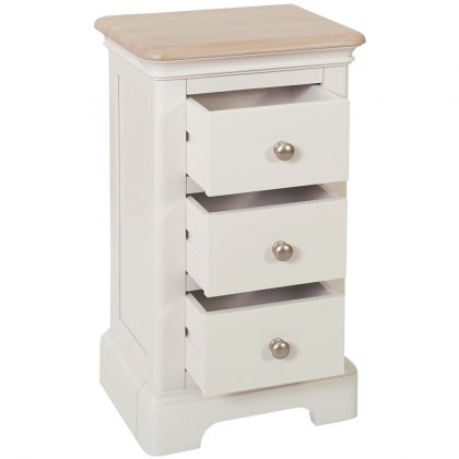 Lydford 3 Drawer Narrow Bedside