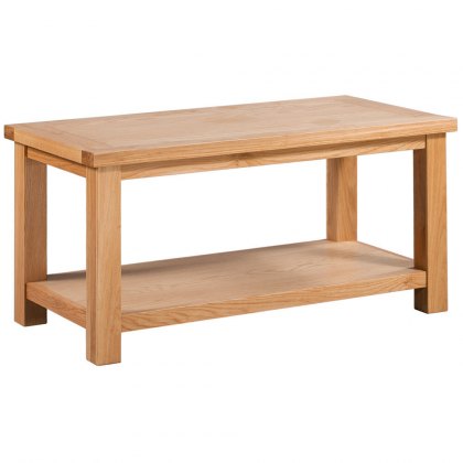 Chester Large Coffee Table With Shelf