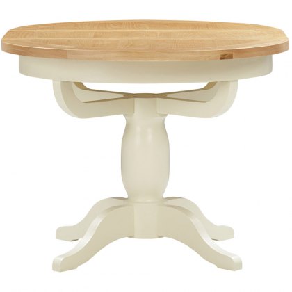 Chester Ivory Round Extending Pedestal Table