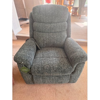 Small Langford riser recliner with head and lumbar adjustment