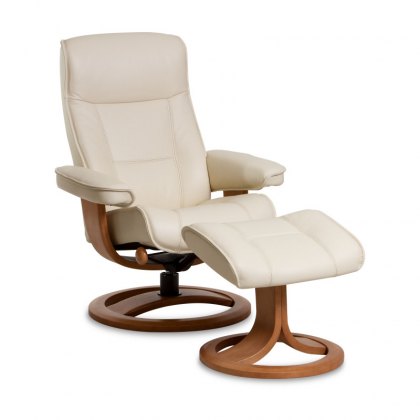 Nordic 21 Swivel Recliner & Stool Nordic 21 Swivel Recliner & Stool
