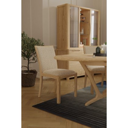 Windsor Stockholm Oak Low back Chair In Natural