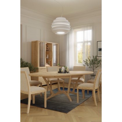 Windsor Stockholm Oval Extending Dining Table