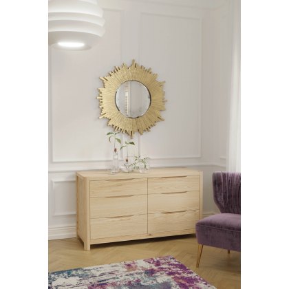 Windsor Stockholm Wide 6 Drawer Chest