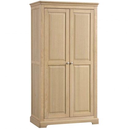 Lydford Oak All Hanging Double Wardrobe