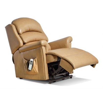 Hunter Petite Leather Dual Motor Riser Recliner