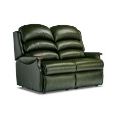 Witney Standard Leather fixed 2 Seater Sofa