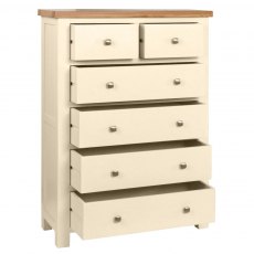 Chester Ivory 2 Over 4 Chest Of Drawers