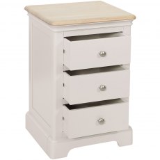 Lydford 3 Drawer Bedside