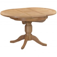 Chester Round Extending Pedestal Dining Table