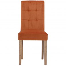 Ashbury Velvet Dining Chair Sunset