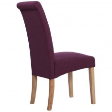 Westbury Rollback Dining Chair Maroon