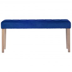 Ashbury Velvet Bench 104cm Ocean