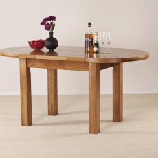 Small Rustic Extending Dining Table