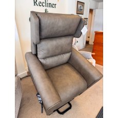 Grande Flynn quad motor leather riser recliner