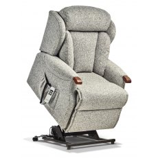 Petite Lateral Support Dual motor Riser Recliner With Heat & Massage