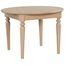 Lydford Oak Round Extending Dining Table