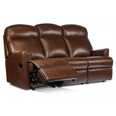 Holly Small Leather 3 Seater Reclining Sofa