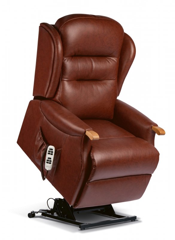 Newquay Knuckle Standard Leather Dual Motor Riser Recliner