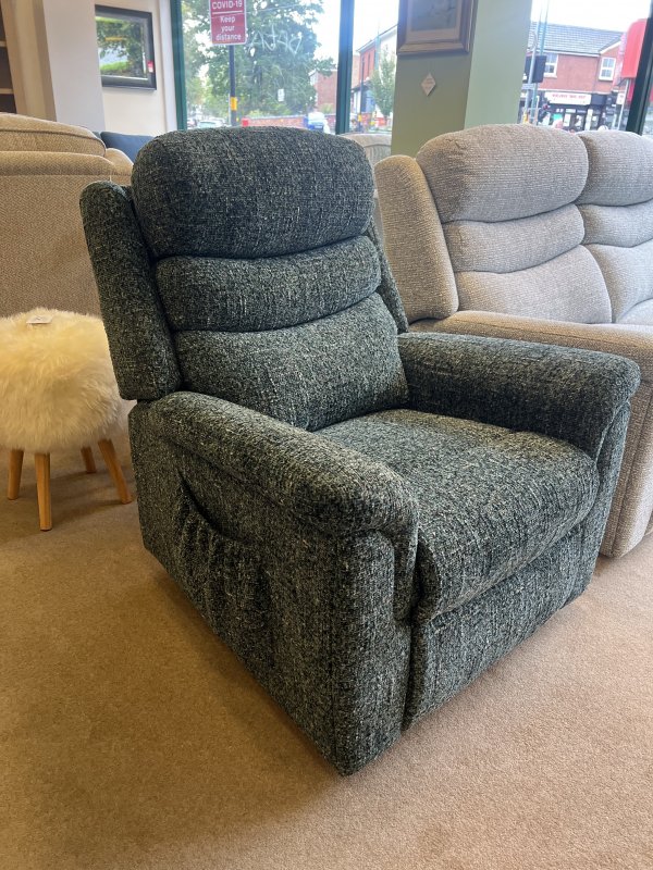Langford Small Dual Motor Riser Recliner with Head & Lumbar Adjustment