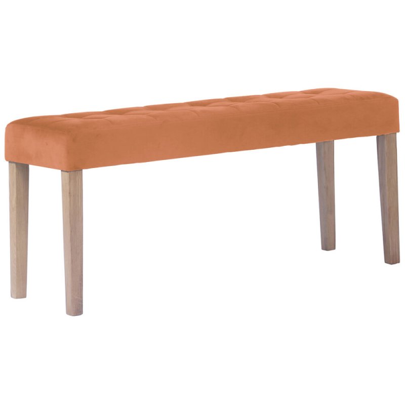 Ashbury Velvet Bench 104cm Sunset