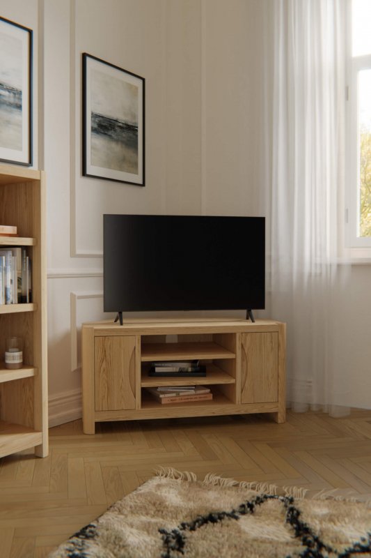Windsor Stockholm 2 Door Corner TV Unit
