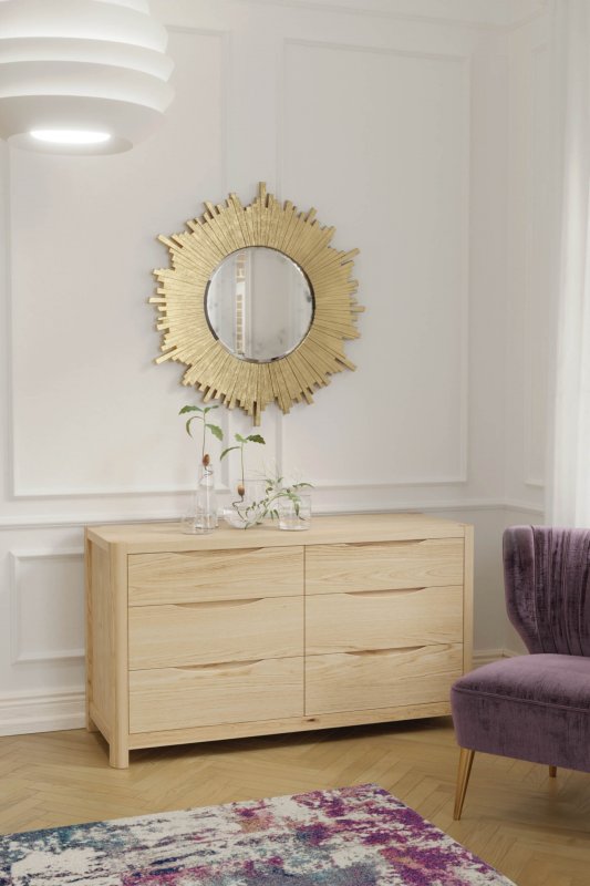 Windsor Stockholm Wide 6 Drawer Chest