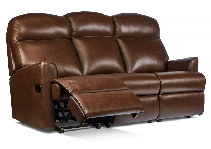 Holly Small Leather 3 Seater Reclining Sofa