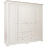 Lydford Quad Wardrobe With 2 Drawers