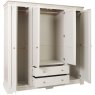 Lydford Quad Wardrobe With 2 Drawers