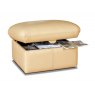 Leather stool box