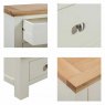 Chester Ivory Compact 3 Drawer Bedside