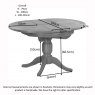 Chester Round Extending Pedestal Dining Table