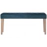 Ashbury Velvet Bench 104cm Forest