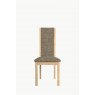 Windsor Stockholm Oak High Back Chair In Grey