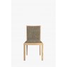 Windsor Stockholm Oak Low Back Chair In Grey