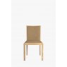 Windsor Stockholm Oak Low Back Chair In Taupe Faux Leather