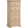 Lydford Oak 5 Drawer Wellington