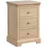 Lydford Oak 3 Drawer Bedside