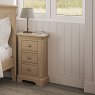 Lydford Oak 3 Drawer Bedside