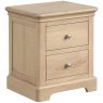 Lydford Oak 2 Drawer Bedside