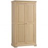 Lydford Oak All Hanging Double Wardrobe